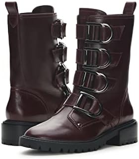Vince Camuto Women's Footwear Women's Frishea Buckle Boot Fashion, Burgundy, 11 | Image 6