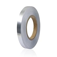 Floor Tiles Gold Foil Lines Metalized Mirror Tape, Self-Adhesive Tile Seam Sticker, Waterproof Gap Sealing Foil Decor Tape for Wall, Cabinet, Kitchen 0.39in x 164 Ft Silver