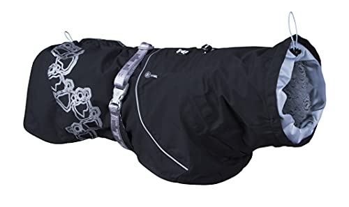 Hurtta Impermeable Drizzle Coat Raven Negro T60 1 Unidad 200 g