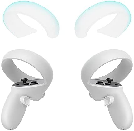 KIWI design Halo Controller Protector Compatible with Quest 2 Accessories, Anti-Bumping Silicone Ring Cover with Protection