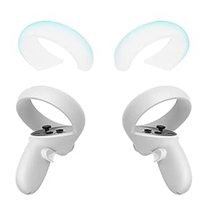 KIWI design Silikon-Schutzringabdeckungen Kompatibel mit Quest 2 Controller