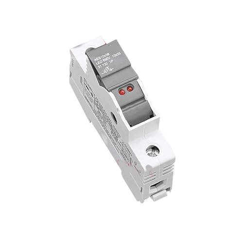 Bloc porte-fusible AES10X38 32A monophasé rail DIN 31110 pour armoire