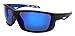 Edge I-Wear Full Frame Sports Wrap w/Z87+ Sunglasses 570020/REV-1(MBLK.burev)