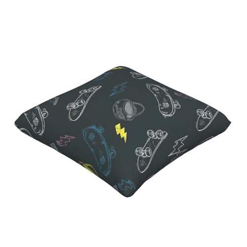 Housse de coussin motif graffiti pour relooker un canapé de salon