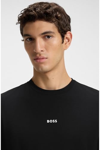 BOSS Herren Tchark T Shirt, Black1, 3XL EU – Ansicht 3