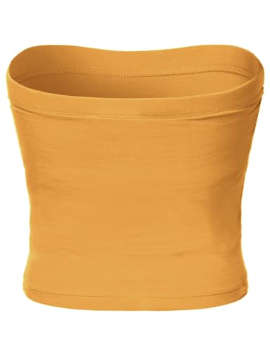 Image of Women's Shapewear Tube Tops Strapless Ruched Built-in Shelf Bra Casual