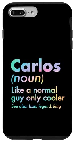 Carlos Like A Normal Guy Only Cooler ���W�F���h�L���O �t�@�[�X�g�l�[�� �X�}�z�P�[�X iPhone 7 Plus/8 Plus �p