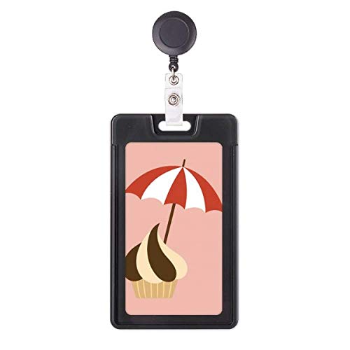 Carrete retráctil para tarjetas de chocolate y helado con clip Sunshade