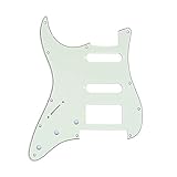 Für linkshändig Fender American/Mexican Standard Stratocaster Modern Style mit Floyd Rose Steg Cut .Wenn Sie es für andere Strat-Gitarren verwenden, benötigen Sie möglicherweise eine Modifikation für das Line-Up