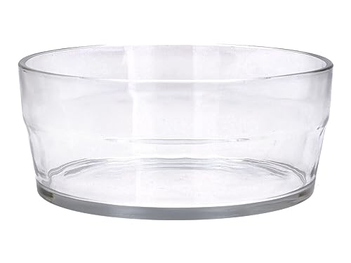INNA-Glas Glas Schale CRAMENTA, transparent, 8 cm, Ø 19 cm - Deko Glasschale