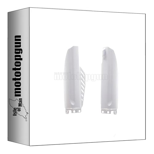 Couvercle fourche Acerbis blanc antichoc compatible Honda CR 85 R 2007