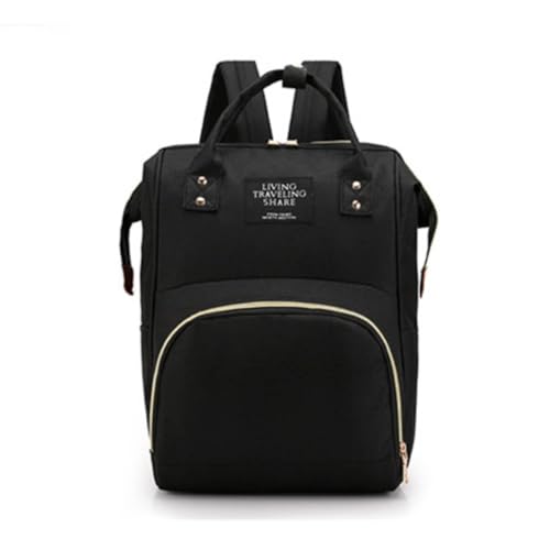 Bolsa Maternidade Térmica Para Mamadeira Mochila Mamãe Bebê (PRETO)