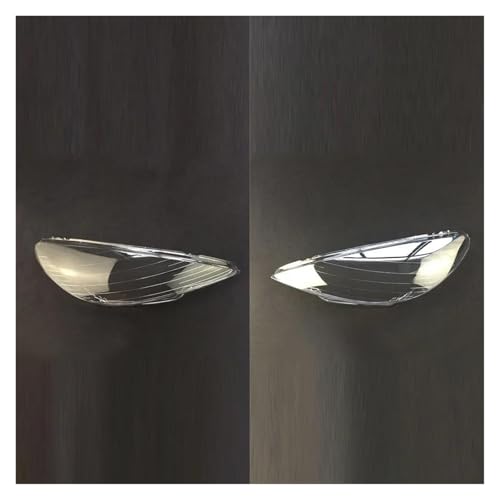 Cache lentille phare pour Peugeot 206 2004-2007 couvercle en verre d'abat-jour avant gauche et droit