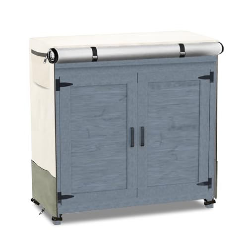 Housse pour armoire de rangement imperméable beige anti-UV 600D - 2