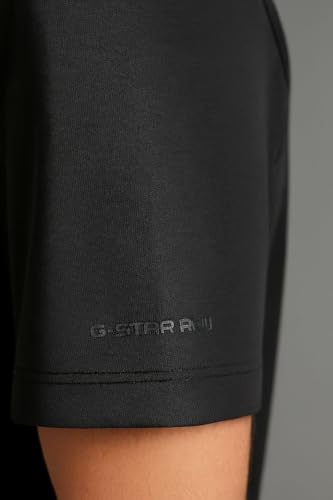 G-STAR RAW Men's Graphic Logo T-Shirt – Dazzle Exclusive DK Black/Acid RED | Slim Fit Cotton Tee with Logo | Lightweight SS3