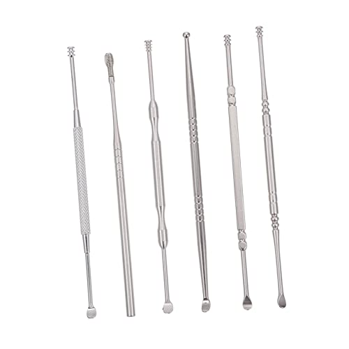 FRCOLOR ステンレス鋼製耳かき 便利な耳掃除道具 点 耳垢除去キット 保管ボックス付き きれいでひんやりマッサージ ??