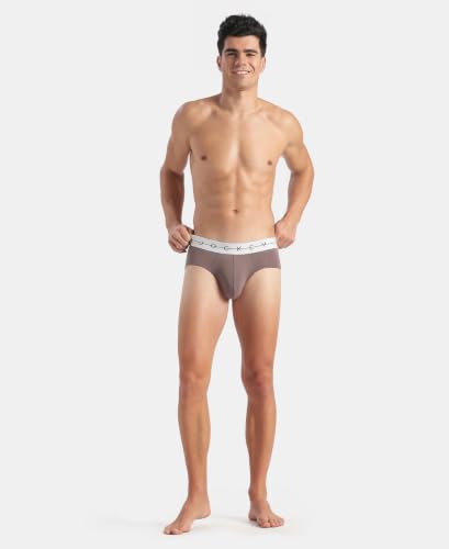Image of Jockey NY15 Men Super Combed Cotton Elastane Stretch Solid Brief with Ultrasoft Waistband