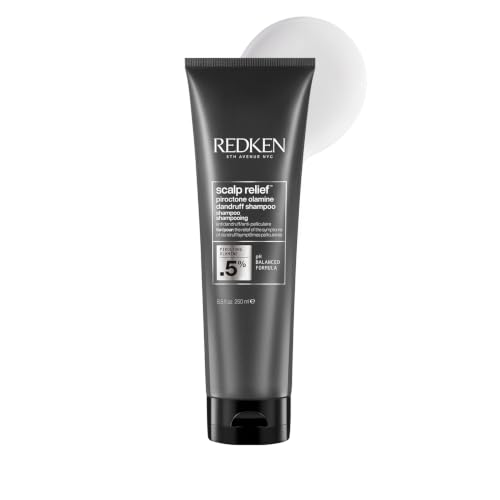 Image of Redken Scalp Relief Anti-Dandruff Shampoo, 250 ml | Dermatologically tested pH-balancing Shampoo with Pyrithione Zinc. Soothes itchy scalp and helps control dandruff.