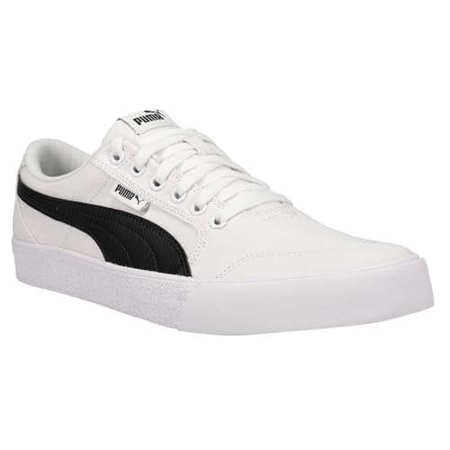 PUMA Mens C-Skate Vulc Lace Up Sneakers Shoes Casual - White2