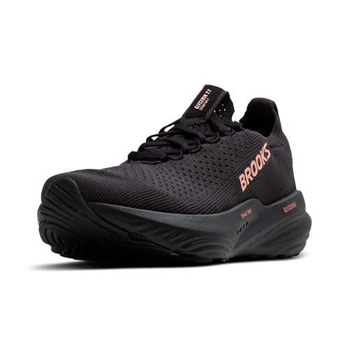 Brooks Women’s Glycerin Stealthfit 22 Neutral Running Shoe - Black/Grey/Rose Gold - 10.5 Medium by Brooks - Used condition - US$135.11
