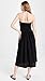 Vince Womens Ruched Halter NK Dress, Black, Medium