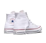 Converse Chuck Taylor All Star Hi-Top, Buty Sportowe dla Dorosłych, Biały, 42,5 EU