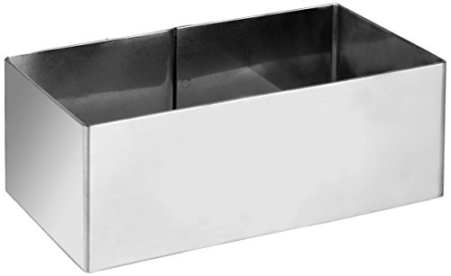 IBILI Clásica - Aro de emplatar Rectangular, INOX, 8x5x4,5 cm