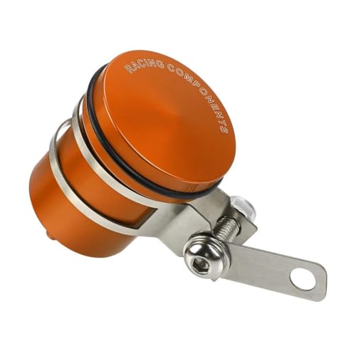 Bocal de liquide de frein RC8 orange étanche avec vase d'expansion d'embrayage moto