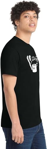 Image of I Hate My Job Toothbrush Toilet Paper Funny Top Toothbrush Toilet Paper Humor Graphic Cotton Tee Adult Youth Tall Men Women