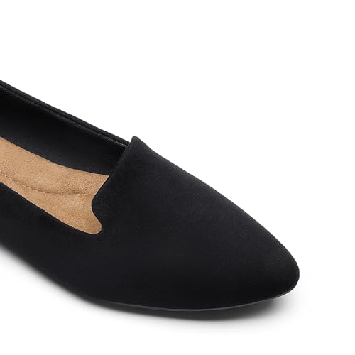 DREAM PAIRS Women's Flats, Pointed Toe Slip-On Dressy Flat Shoes, Comfortable Business Casual Dress Shoes for Office Work3