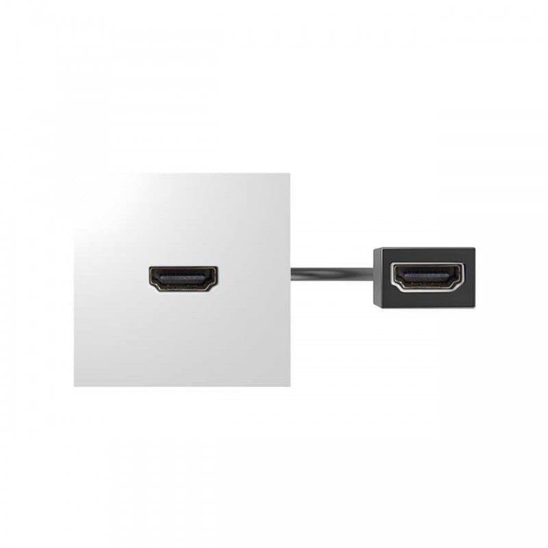 Conector HDMI Tipo A Simon 400 femelle noir pour réparer ou étendre une prise murale