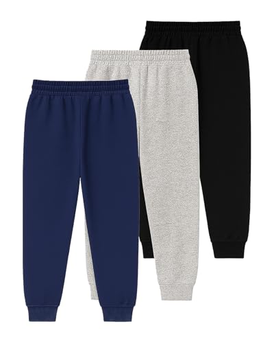 Image of Kuchipoo Boys Regular Fit Track Pants - Pack of 3