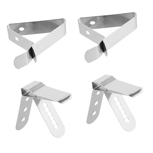 VICASKY 4Pcs Thermometer Clips Probe Holders for Grill Ovens and Pots Baking Supplies for Accurate Temperature Readings