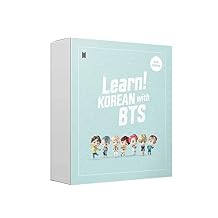 LEARN KOREAN WITH BTS BOOK ONLY - Official BTS Merchandise, Kpop Merch, Gift Idea for BTS fans, Basic Level Korean Learning Kit/All Ages Kids to Adults
