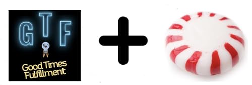 Good Times Fulfillment Fruit Blox - Apple & Strawberry Gummy Snacks - 2-Pack. Plus GTF Sticker & Starlight Mint