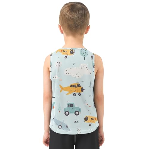 Tank Tops for Baby Boys Quick Dry Toddler Sleeveless Undershirts Athletic Workout Clothes3