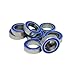 1 Piece 4x7x2.5 mm MR74 2RS ABEC3 Electric Remote Control car Truck Miniature Bearing MR74RS L740D 4 * 7 * 2.5 Blue Rubber Seal (Color : MR63-2RS 3x6x2.5mm, Size : 1Pcs)