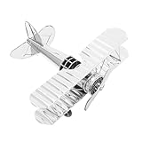 Aviones modelo vintage: diseñados con forma de avión vintage, el modelo es simple y antiguo, lleno de sentido retro antiguo, metal biplano vintage
