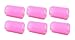 Medium Cling Stick Hair Curler Self Holding Rollers 6 Count