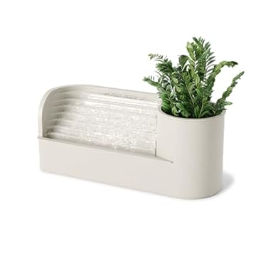 Umbra Tavolo, Fontana da Interni con ripiano Integrato, Polipropilene, Beige, Taglia Unica