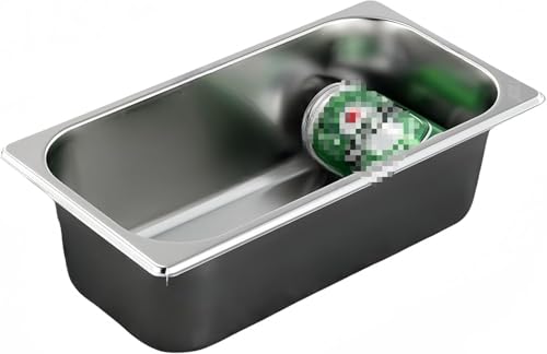 IWEJ �X�e�����X�o�b�g 1MM�� SUS304 �[�^�p�^ �V�[�t�[�h�g���C �Ɩ��p (1/3����32×��17×����10cm) [���s�A���i]