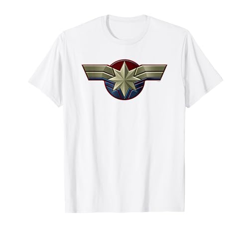 Captain Marvel Chest Emblem T-Shirt