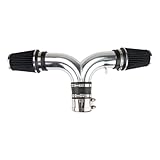 Torchbeam Cold Air Intake Filters System Kits Fit for Ram 1500 2003-2008, Durango 2004-2009 5.7L, Aspen 2007-2008 5.7L, Aluminum Filter System Replacement Black