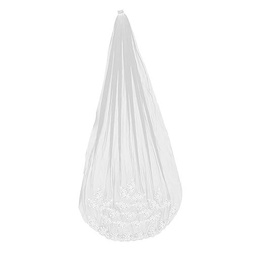 Yardenfun Veil for Bride Wedding Dress Bridal Veils Floor Wedding Veil Long Bridal Veil Floor Type Car Bone