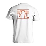 [アートワークスコウベ] 野球 Tシャツ 半袖 練習着 ドライ BASEBALL 89 やきゅー ユニセックス XL ホワイト