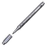 office market france societe.com Punta de 0,7 mm Rotuladores marca Plus Office modelo ROTULADOR PLUS METAL.MARKER 0,7 PLATA
