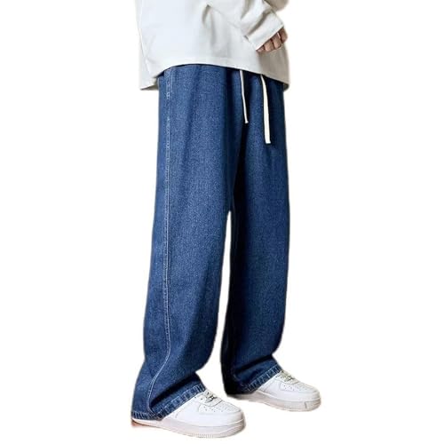 Jeans pour hommes noirs et pantalons longs décontractés de mi-saison