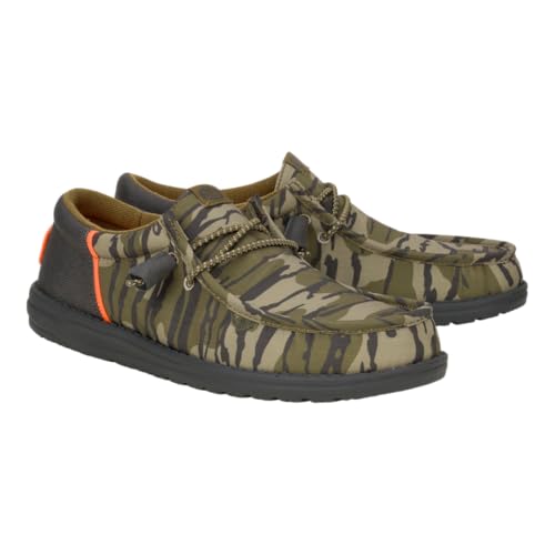 HEYDUDE Wally Funk Mossy Oak BTML Black Camo Size 7, Mens Shoes, Slip-on Loafers, Comfortable & Light-Weight2