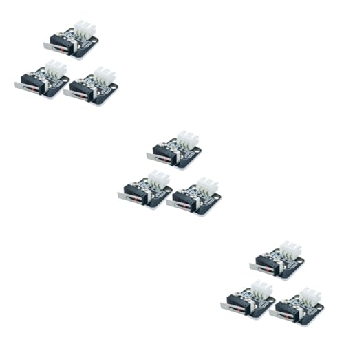 SKISUNO 9pcs X Y Z End Stop for Printer Mechanical Limit Switches Fits Stepper Motor Long Smooth Shaft