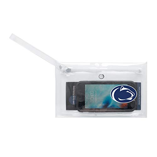 Image of Littlearth - LIWXY NCAA Penn State Nittany Lions Unisex Ncaancaa Ticket Wristlet, Clear, 9 inch by 5.25 inch